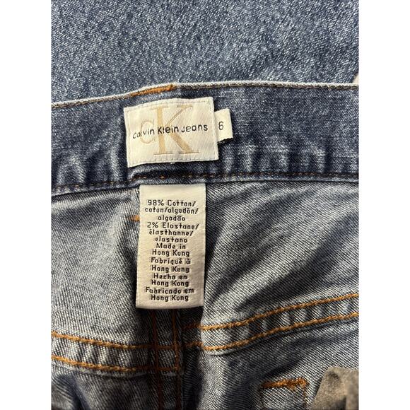 Calvin Klein Jeans Womens 6 Straight Leg Relaxed Fit Western Rodeo Ranch Cowgirl - Picture 4 of 7